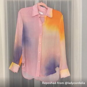 A.L.C. Jayne silk blouse sz 4